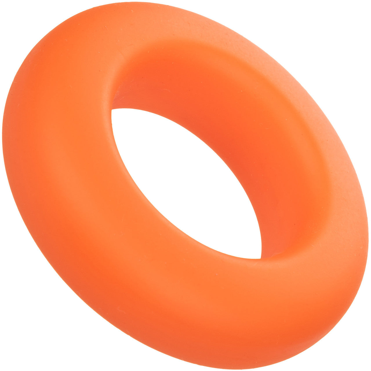 Alpha Liquid Silicone Prolong Large Cock Ring By CalExotics - Orange