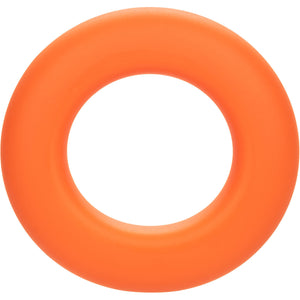 Alpha Liquid Silicone Prolong Large Cock Ring By CalExotics - Orange