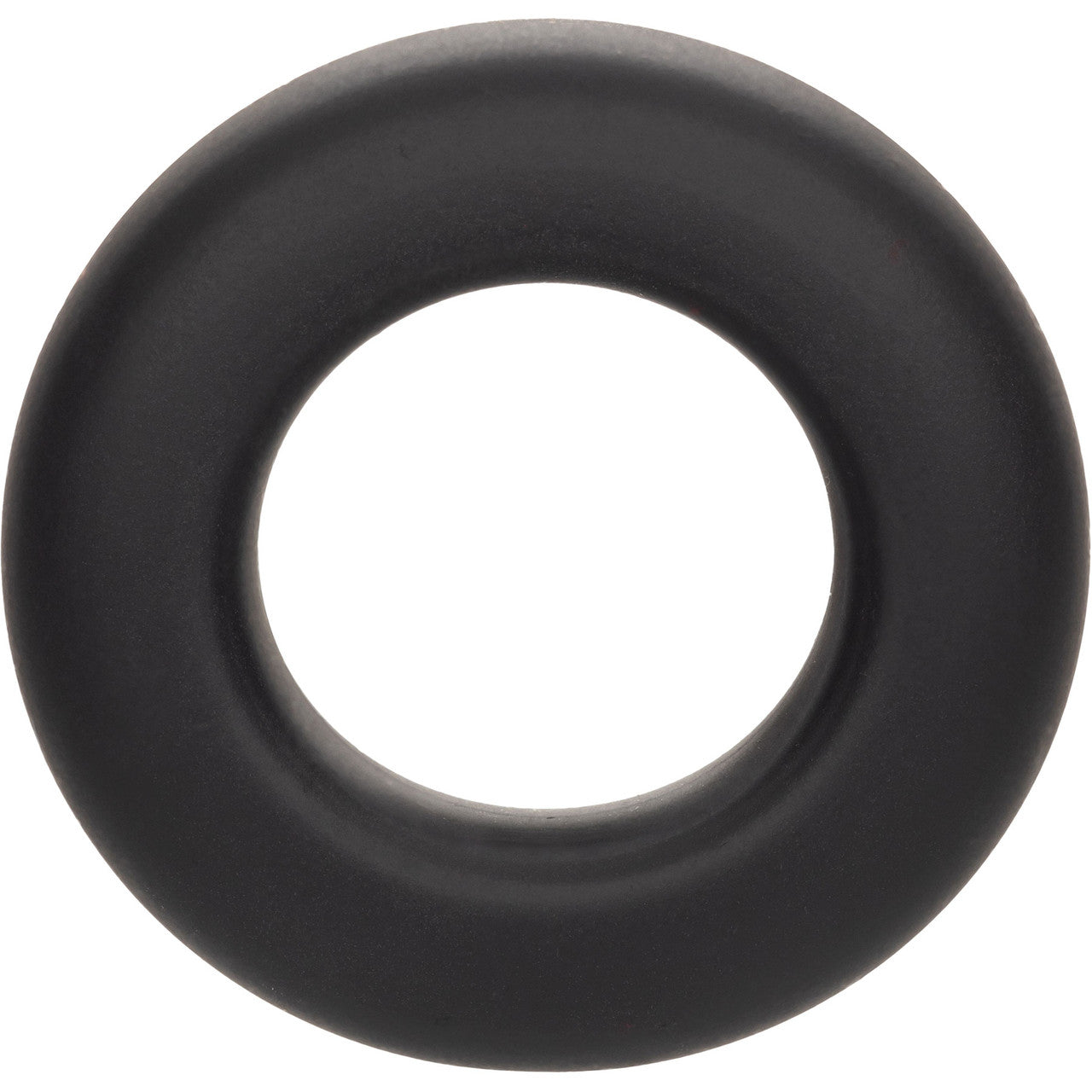 Alpha Liquid Silicone Prolong 2 Piece Cock Ring Set By CalExotics - Black & Gray