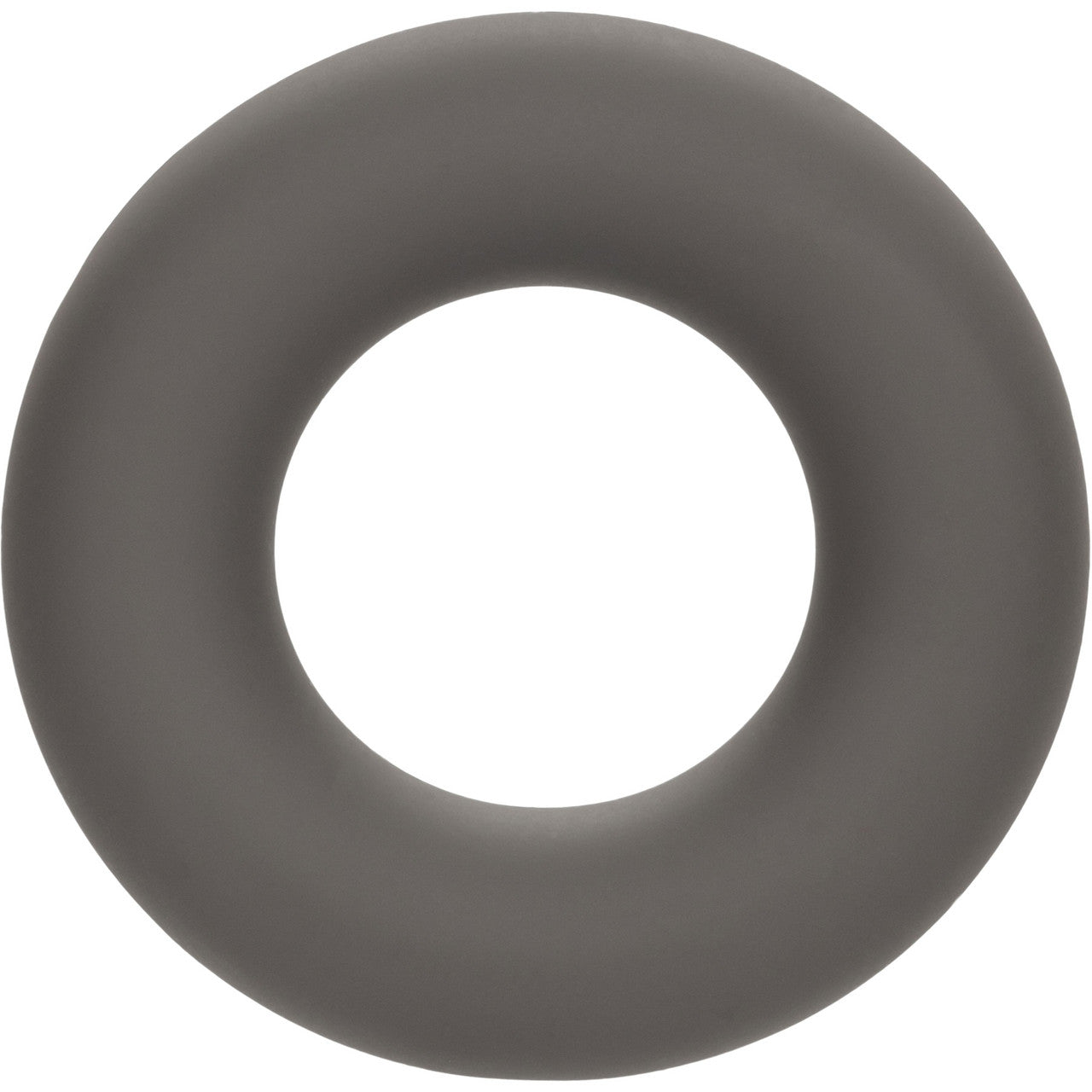 Alpha Liquid Silicone Prolong 2 Piece Cock Ring Set By CalExotics - Black & Gray