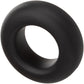 Alpha Liquid Silicone Prolong 2 Piece Cock Ring Set By CalExotics - Black & Gray