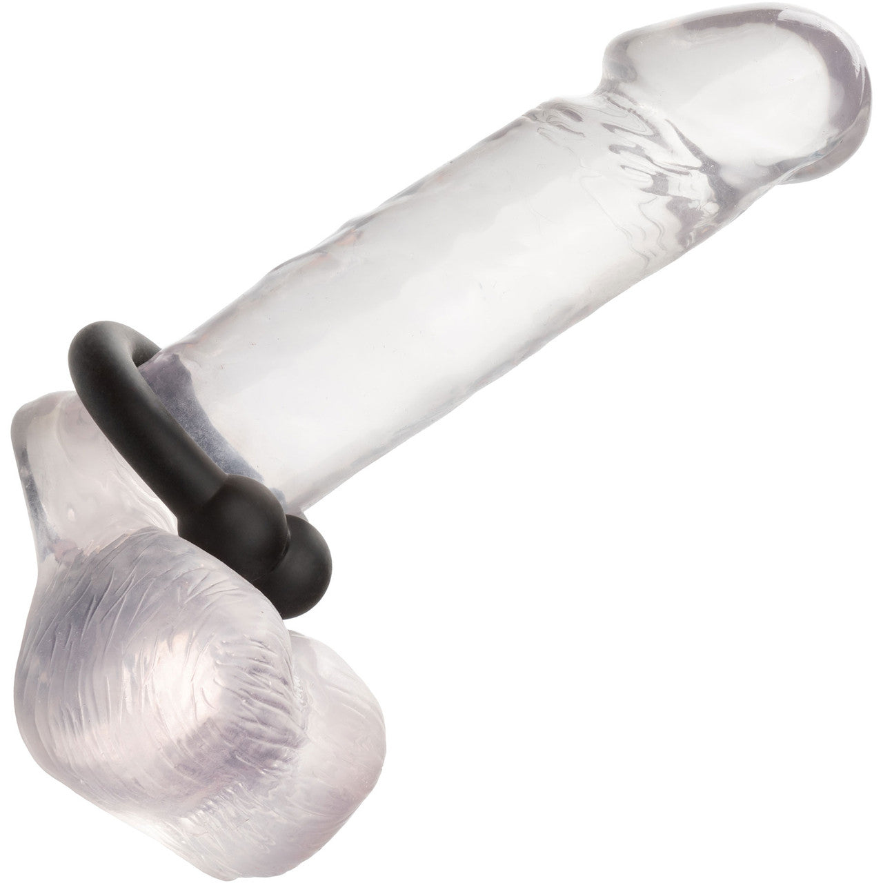 Alpha Liquid Silicone Muscle Cock Ring By CalExotics - Black