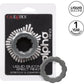 Alpha Liquid Silicone Erect Cock Ring By CalExotics - Grey