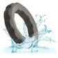 Alpha Liquid Silicone Erect Cock Ring By CalExotics - Grey