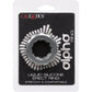 Alpha Liquid Silicone Erect Cock Ring By CalExotics - Grey