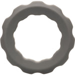 Alpha Liquid Silicone Erect Cock Ring By CalExotics - Grey