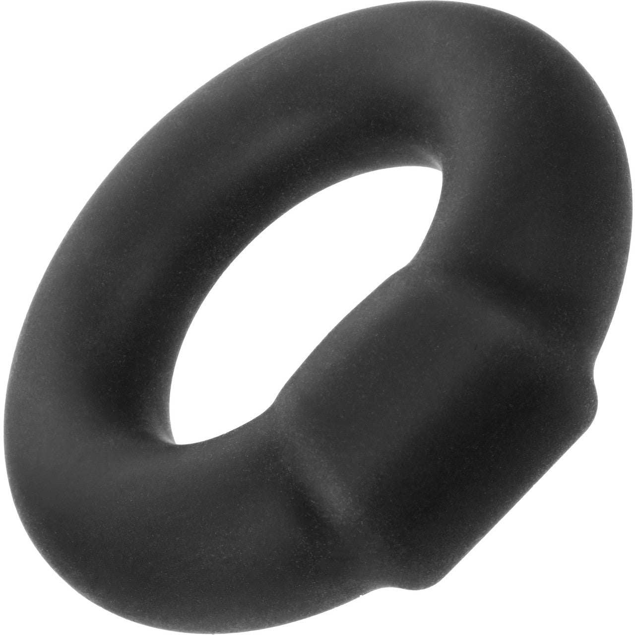 Alpha Liquid Silicone Optimum Cock Ring By CalExotics - Black