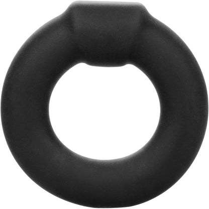 Alpha Liquid Silicone Optimum Cock Ring By CalExotics - Black