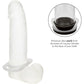 Alpha Liquid Silicone Commander Cock Ring By CalExotics - Natural