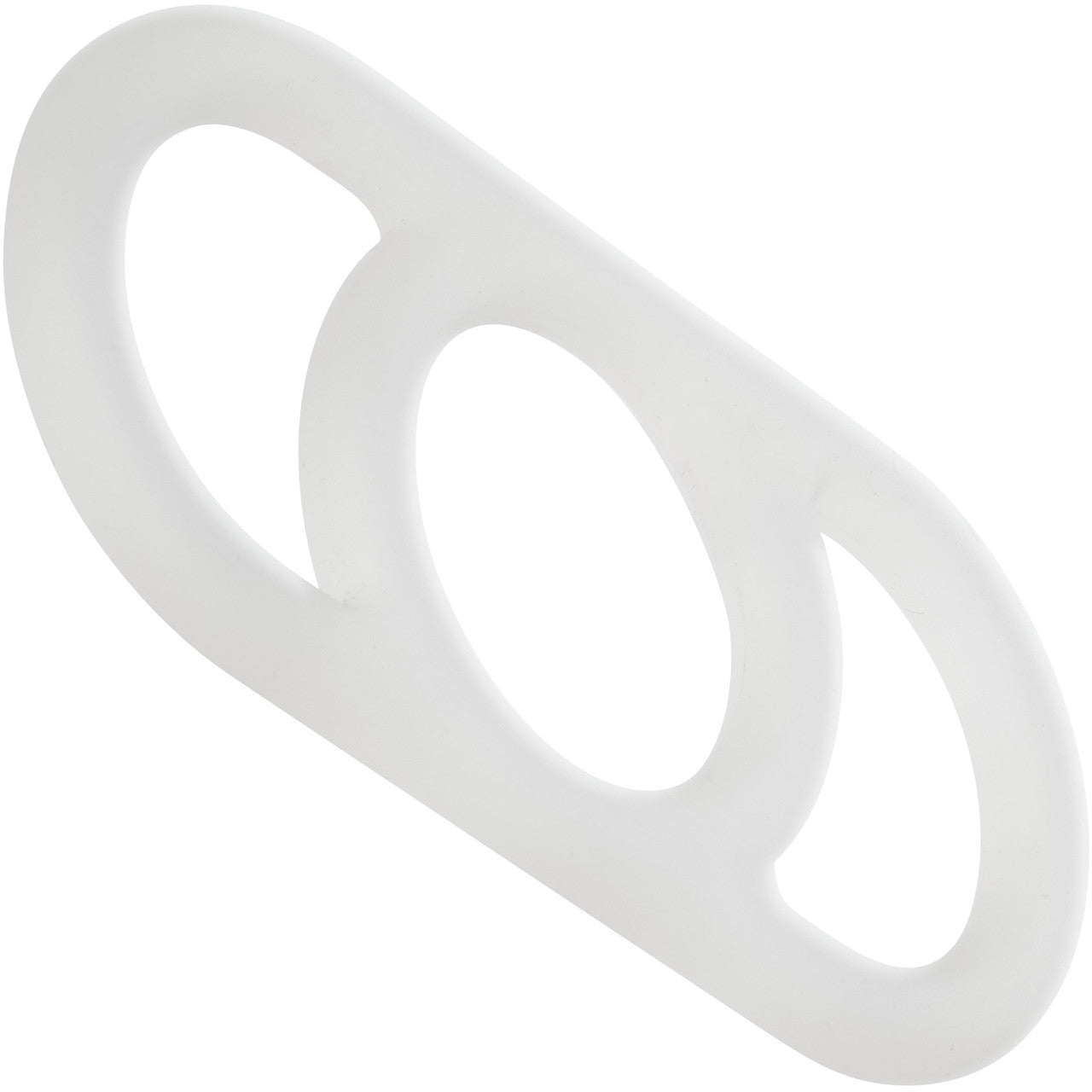 Alpha Liquid Silicone Commander Cock Ring By CalExotics - Natural