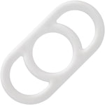 Alpha Liquid Silicone Commander Cock Ring By CalExotics - Natural