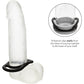 Alpha Liquid Silicone Commander Cock Ring By CalExotics - Black