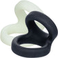 Alpha Liquid Silicone Snug Tugger Cock Ring - Both