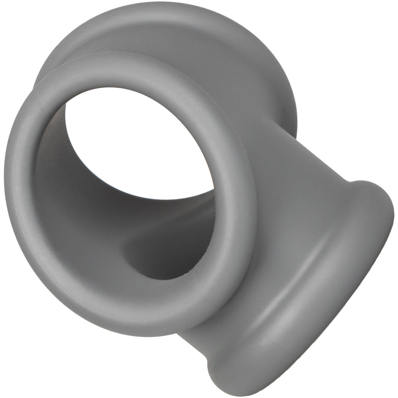 Alpha Liquid Silicone Precision Cock & Balls Ring By CalExotics - Grey