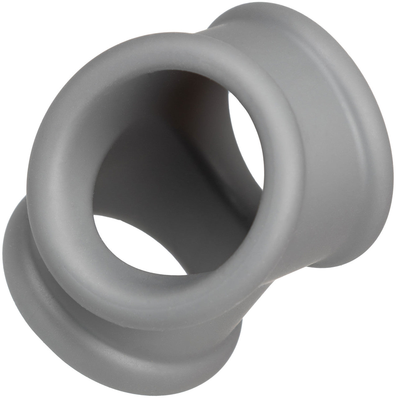 Alpha Liquid Silicone Precision Cock & Balls Ring By CalExotics - Grey