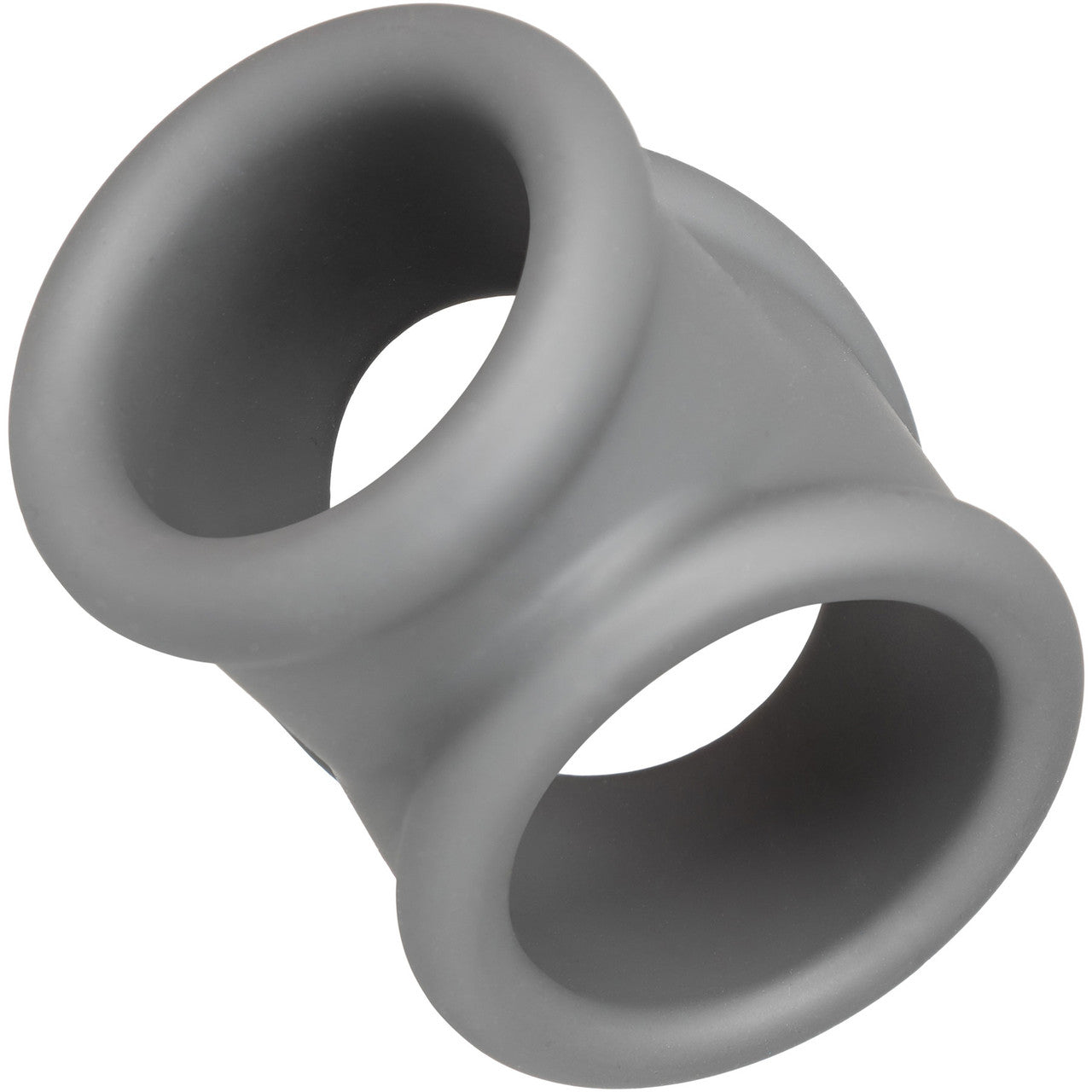 Alpha Liquid Silicone Precision Cock & Balls Ring By CalExotics - Grey