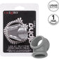 Alpha Liquid Silicone Precision Cock & Balls Ring By CalExotics - Grey