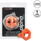 Alpha Liquid Silicone All Star Cock & Balls Ring By CalExotics - Orange