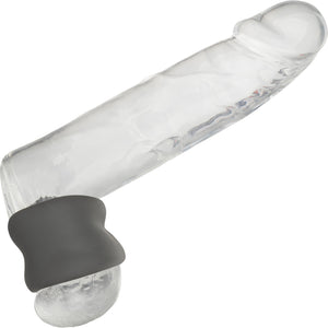 Alpha Liquid Silicone Scrotum Ring By CalExotics - Gray