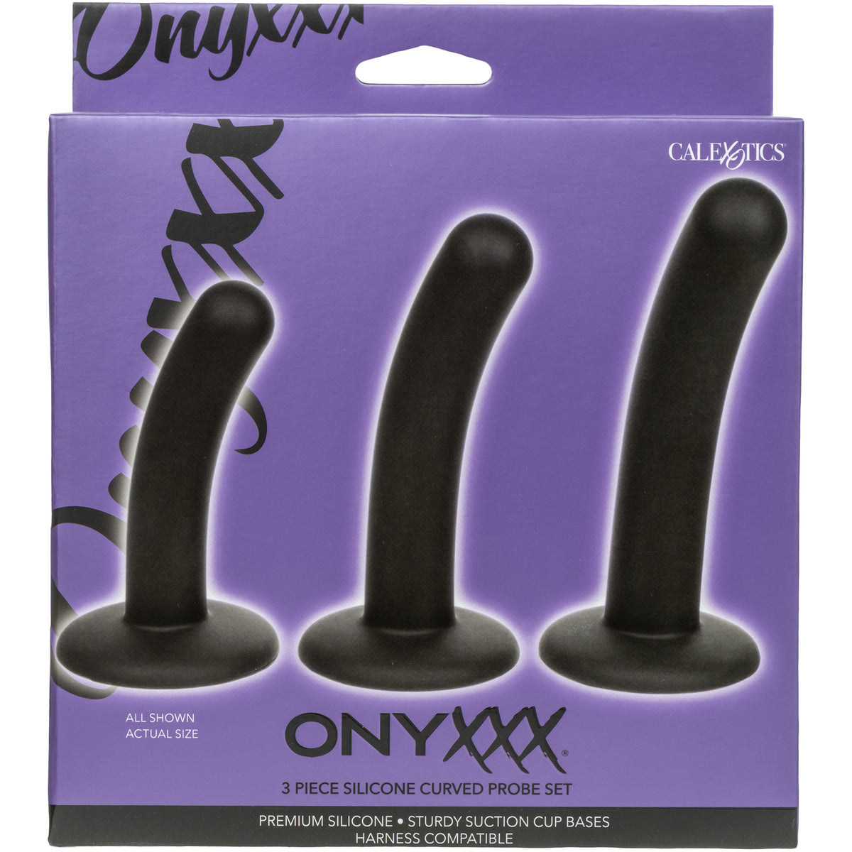 Onyxxx™ 3 Piece Silicone Curved Probe Set