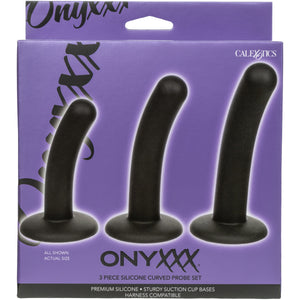 Onyxxx™ 3 Piece Silicone Curved Probe Set