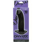 Onyxxx™ Rechargeable Beginner Stud® Vibrating Silicone Dildo