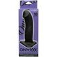 Onyxxx™ Rechargeable Intermediate 5" Stud® Vibrating Silicone Dildo