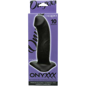 Onyxxx™ Rechargeable Intermediate 5" Stud® Vibrating Silicone Dildo
