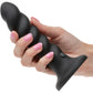 Onyxxx™ Rechargeable Rippled Vibrating Silicone Probe By CalExotics