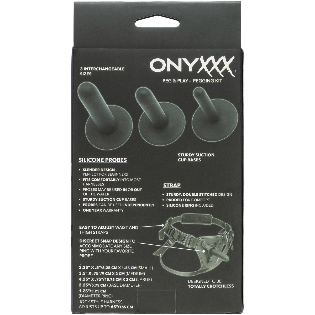 Onyxxx™ Peg & Play 3-Piece Silicone Pegging Kit