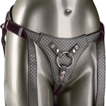 Her Royal Harness The Regal Queen O-Ring Harness by CalExotics - Pewter