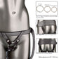 Her Royal Harness The Regal Princess O-Ring Harness by CalExotics - Pewter