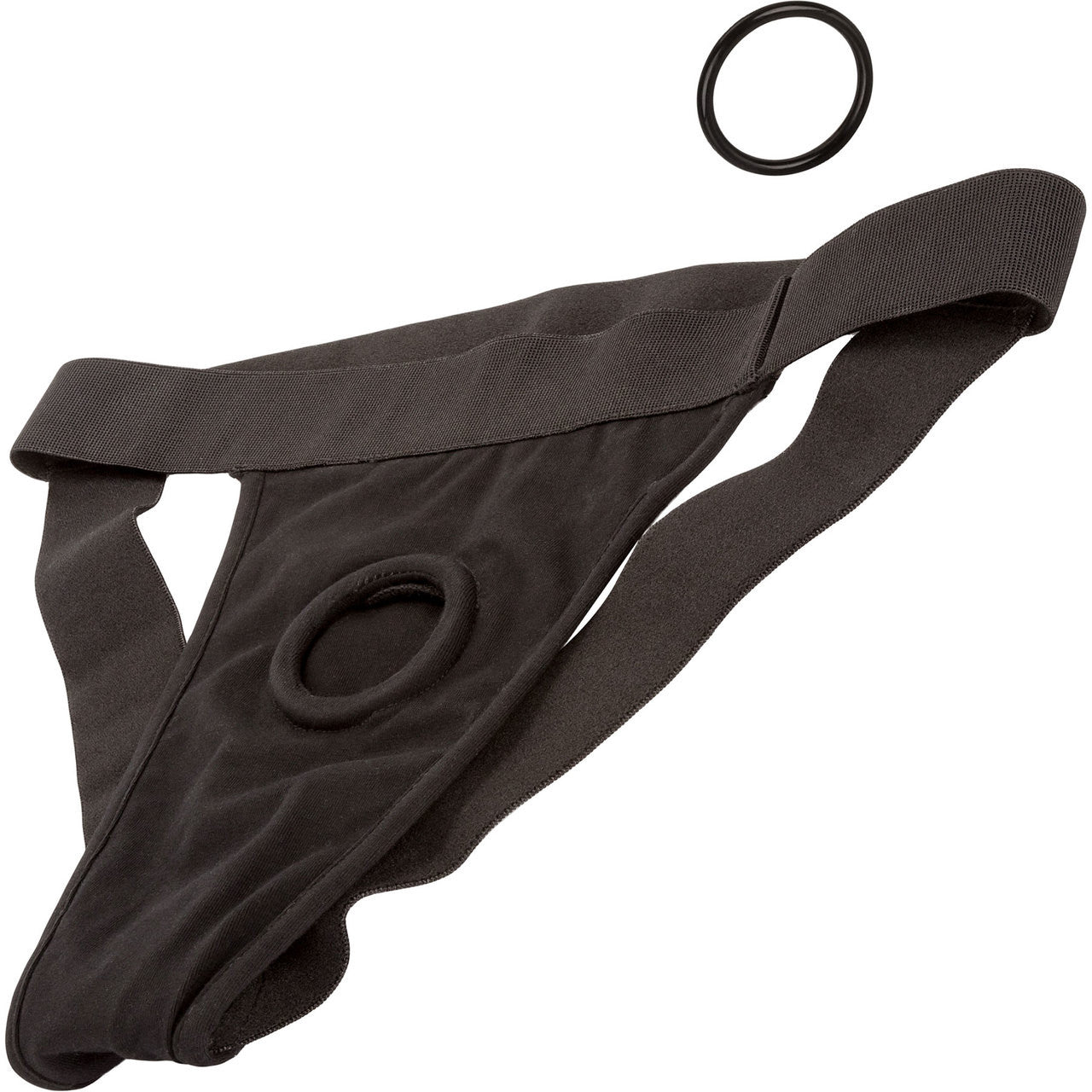 Packer Gear Black Jock Strap Packing Harness By CalExotics - Extra Small/Small