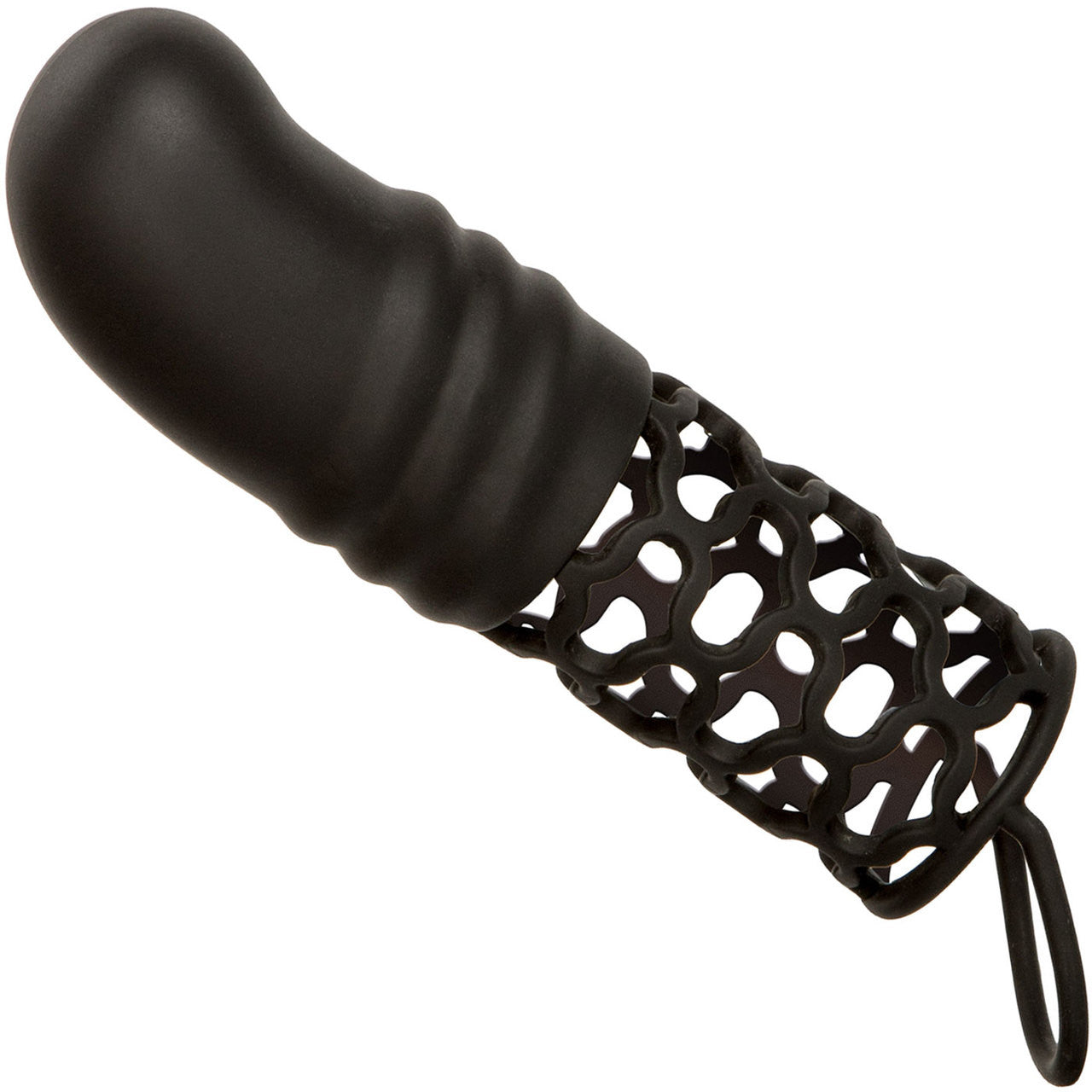 Black Silicone 2" Penis Extension By CalExotics