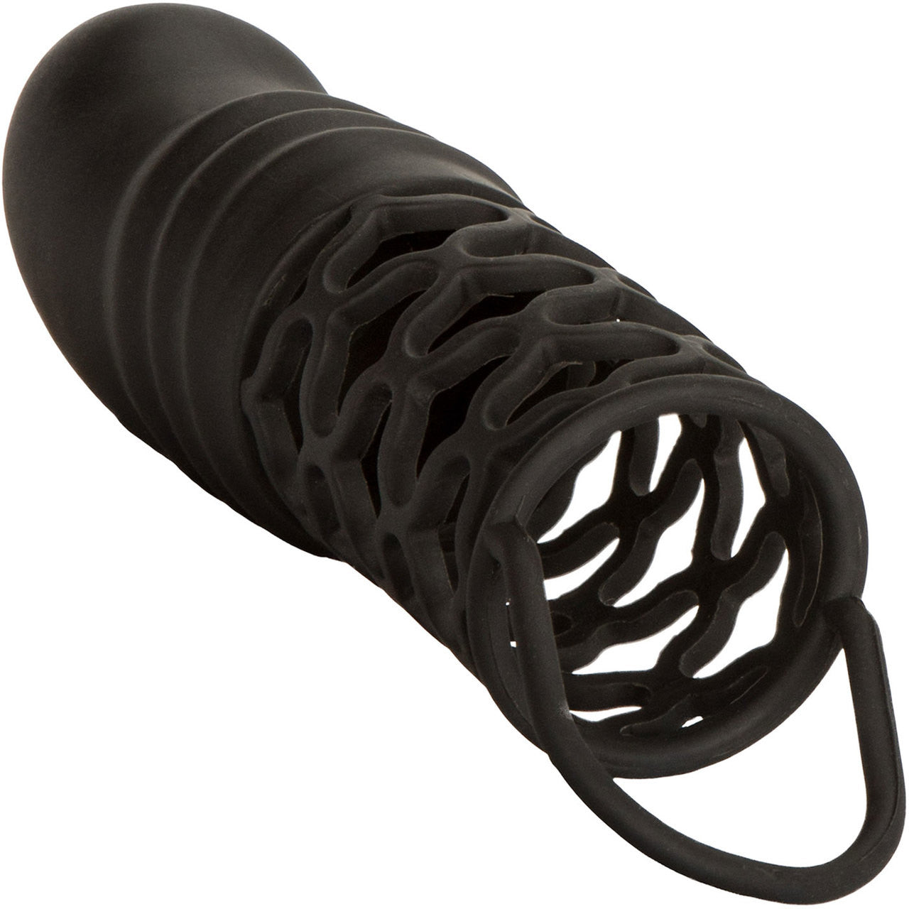 Black Silicone 2" Penis Extension By CalExotics