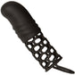 Black Silicone 2" Penis Extension By CalExotics