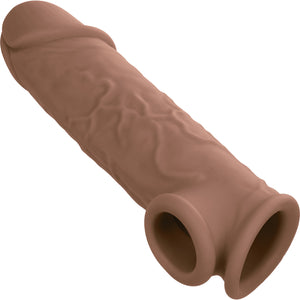 Performance Maxx Life-Like 7" Silicone Penis Extension By CalExotics - Chocolate