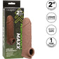 Performance Maxx Life-Like 7" Silicone Penis Extension By CalExotics - Chocolate