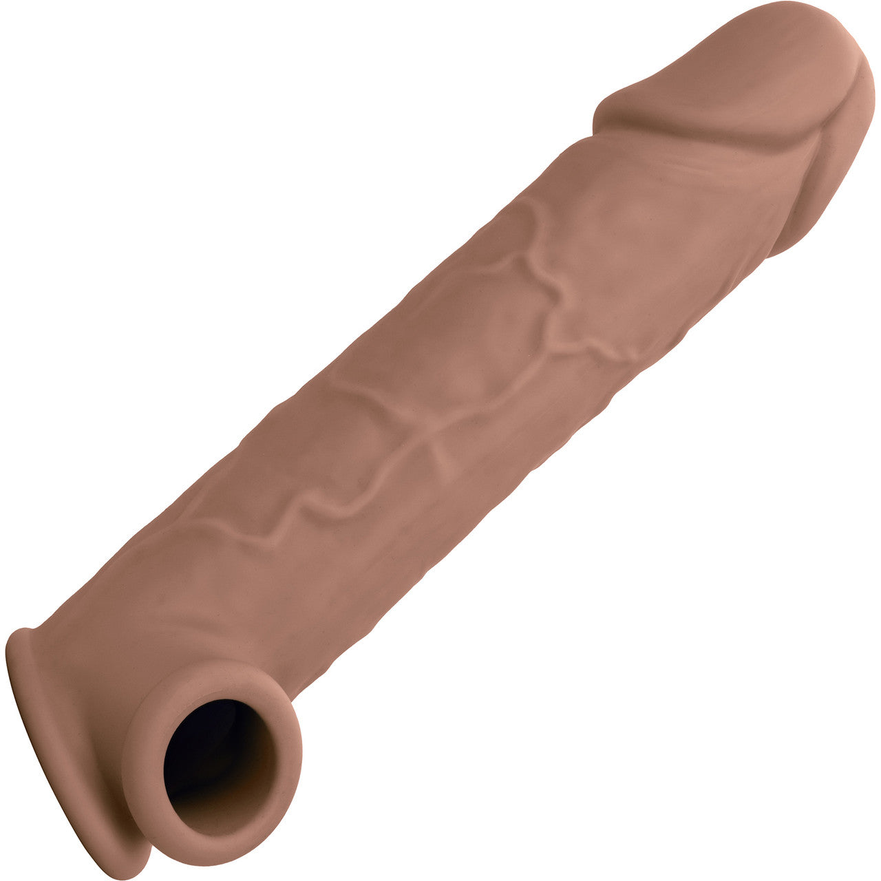 Performance Maxx Life-Like 8" Silicone Penis Extension By CalExotics - Chocolate