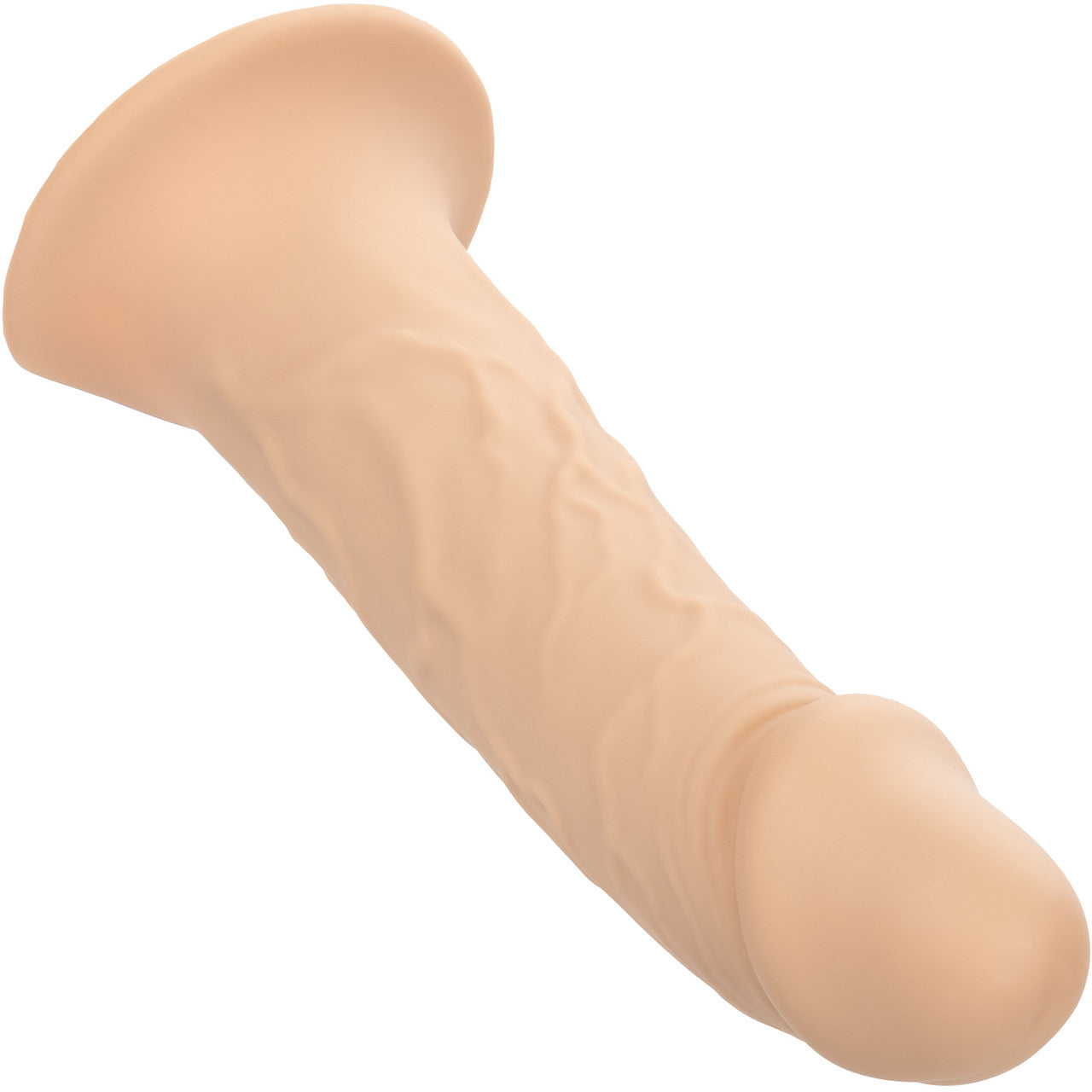 Performance Maxx Life-Like Silicone 7" Hollow Penis Extension With Harness By CalExotics - Vanilla