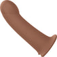 Performance Maxx Silicone 6.25" Hollow Penis Extension With Harness By CalExotics - Chocolate