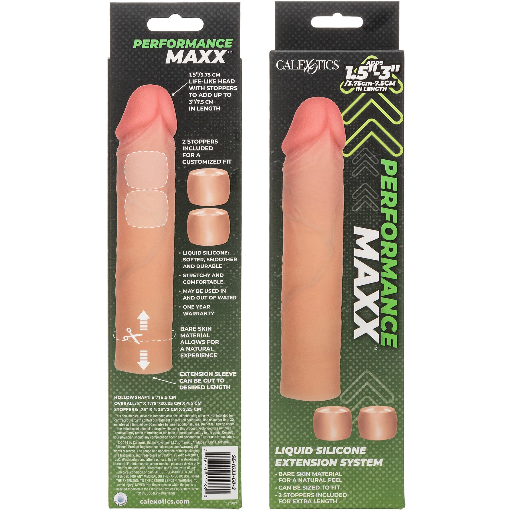 Performance Maxx™ Liquid Silicone Penis Extension System By CalExotics - Vanilla