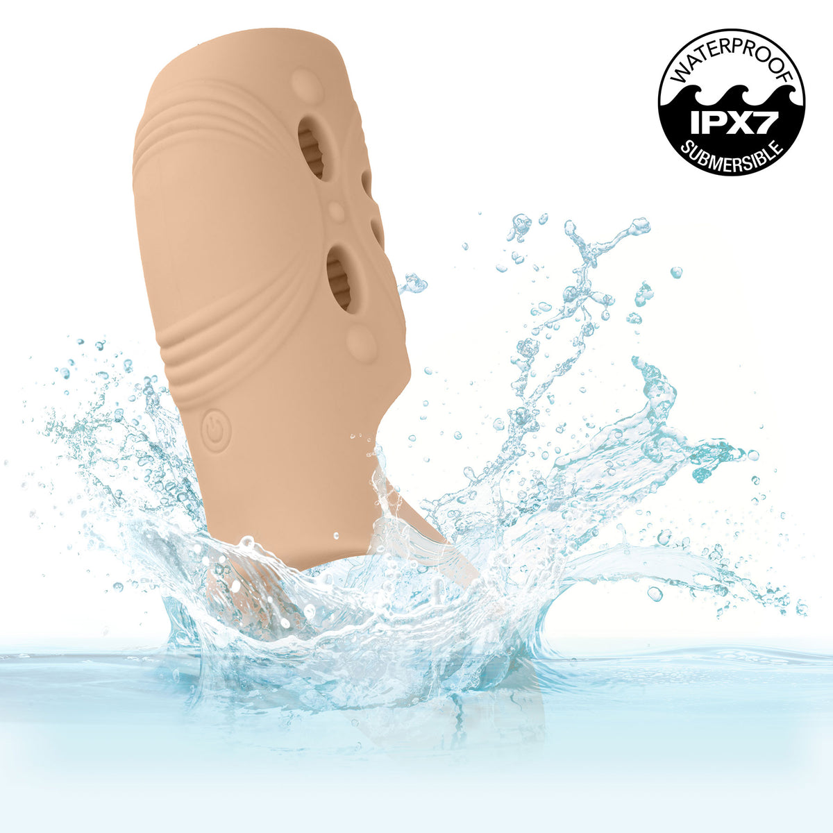 Performance Maxx™ Rechargeable Open-Ended Sleeve By CalExotics -  Vanilla