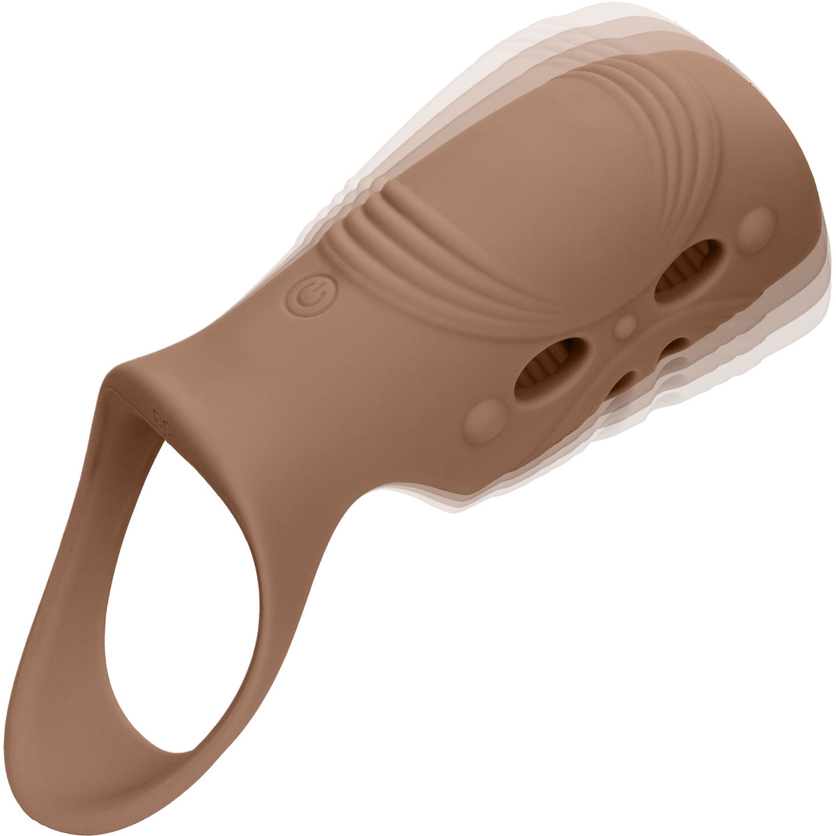 Performance Maxx™ Rechargeable Open-Ended Sleeve By CalExotics - Caramel