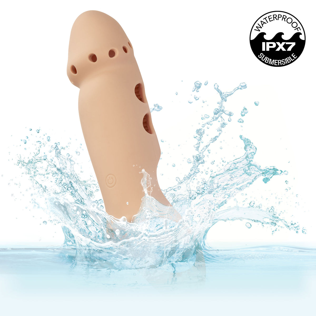 Performance Maxx™ 7.5" Vibrating Stud Sleeve By CalExotics - Vanilla