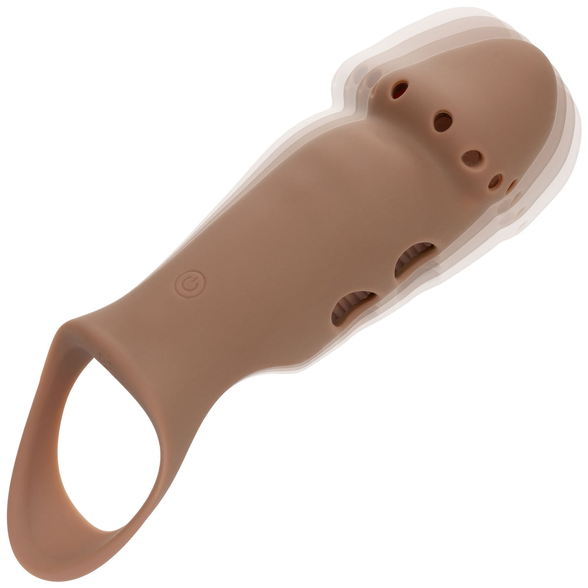 Performance Maxx™ 7.5" Vibrating Stud Sleeve By CalExotics - Caramel