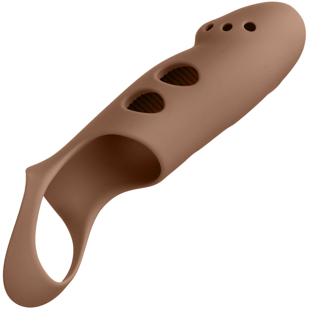 Performance Maxx™ 7.5" Vibrating Stud Sleeve By CalExotics - Caramel