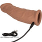 Performance Maxx™ Rechargeable Vibrating 7" Penis Extension By CalExotics - Caramel