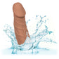 Performance Maxx™ Rechargeable Vibrating 7" Penis Extension By CalExotics - Caramel