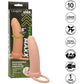 Performance Maxx Rechargeable Thick Waterproof Vibrating 5.5" Silicone Dual Penetrator By CalExotics - Vanilla